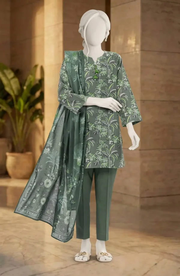 PRINTED LAWN STITCHED 2 PIECE