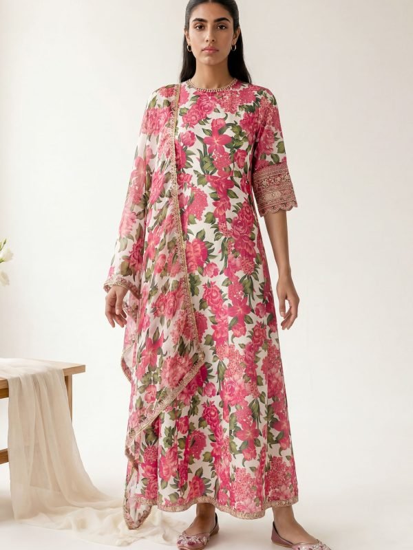 RAW SILK | EMBROIDERED