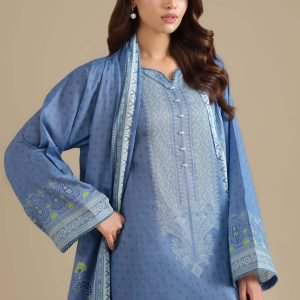 New Arrivals LAWN | PRINTED Blue