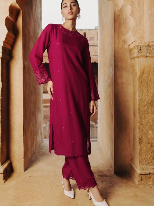 RAW SILK | EMBROIDERED